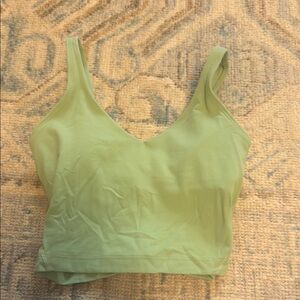 Mint green lululemon align tank